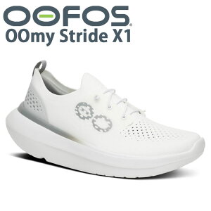 OOFOS �E�[�t�H�X �����Y ���J�o���[�X�j�[�J�[ OOMY STRIDE X1 �E�[�}�C�X�g���C�hX1 White �����j���O�V���[�Y �y�� �Ռ��z�� �����S�n ���Ȃ�
