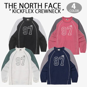THE NORTH FACE �m�[�X�t�F�C�X ����T �X�|�[�c�V���c KICKFLEX CREWNECK �E�[�u���V���c �����O���[�V���c NAVY OFF WHITE BLACK ROSE �i�C�����V���c �O���t�B�b�N �����Y ���f�B�[�X NM5MR04JK/L/M