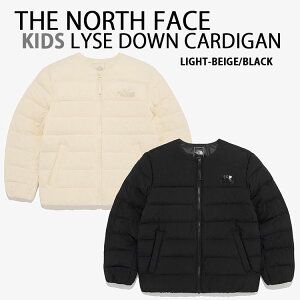 THE NORTH FACE m[XtFCX LbY _EWPbg _EJ[fBK K'S LYSE RDS DOWN CARDIGAN LbY_E LbYWp[ BLACK CREAM m[J[WPbg S JWA ubN N