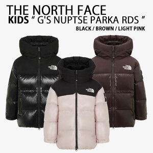 THE NORTH FACE m[XtFCX LbY _EWPbg G'S NUPTSE PARKA RDS kvVp[J[ kvV_E BLACK BROWN PINK ̎q WjA NJ1DR56S/T/U