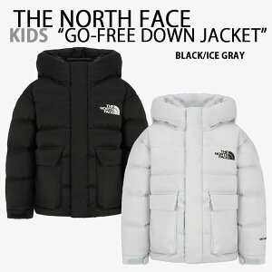 THE NORTH FACE m[XtFCX LbY _EWPbg K'S GO-FREE DOWN JACKET LbY_E LbYWp[ GRAY BLACK t[ht t[ȟ^ LbYpqp WjAp [Xp NJ1DR63S/T