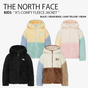 THE NORTH FACE m[XtFCX LbY t[XWPbg K'S COMFY FLEECE JACKET RtB t[X WPbg  t[fB t[ht p[J[ WbvAbv S ubN x[W CG[ 