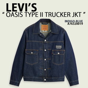 LEVIS ���[�o�C�X �I�A�V�X �g���b�J�[�W���P�b�g OASIS TYPE 2 TRUCKER JACKET A7632-0019 �f�j���W���P�b�g ILive Forever NDIGO �C���f�B�S ���B���e�[�W���f�� �����b�N�X�t�B�b�g ���^���{�^�� �����Y ��