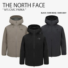 THE NORTH FACE ノースフェイス ナイロンジャケット M'S CIVIC PARKA シビック パーカー ジャケット フーディ フード付き レギュラーフィット ロゴ カジュアル ストリート ブラック ベージュ グレー メンズ レディース 男性用 女性用 男女共用 NJ2HS01A/B/C