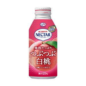 伊藤園 不二家ネクターつぶつぶ白桃(380gボトル缶)×24本(1ケース)