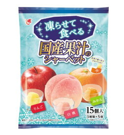 エースベーカリー 凍らせて食べる国産果汁のシャーベット 20g×15個入×16袋