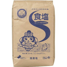 食塩（国産塩） 5kg×4袋