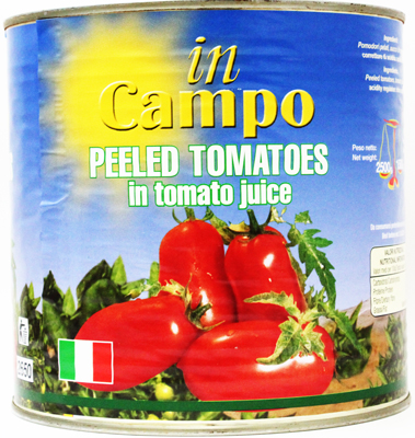 ついに再販開始 送料無料 新品 インカンポ 業務用ホールトマト缶 2500g×6缶