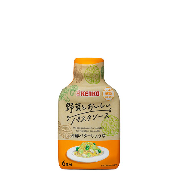 楽天市場 ケンコー 野菜とおいしいパスタソース 芳醇バターしょうゆ 180ml 6食分 Sマート 楽天市場店