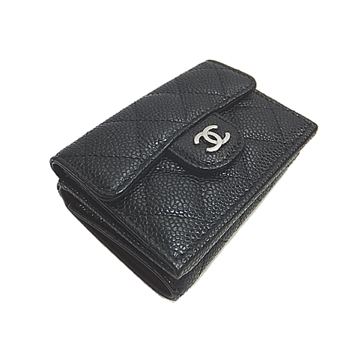楽天市場】新品 CHANEL シャネル スモールウォレット 折り財布