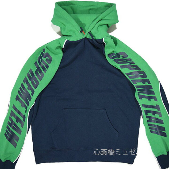 楽天市場】[新品] 17FW SUPREME GT HOODED SWEATSHIRTS Mサイズ NAVY 