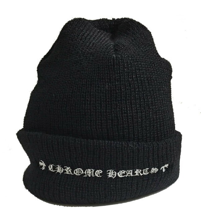 楽天市場】正規品 新品 クロムハーツ クロスボール ニット帽 黒 