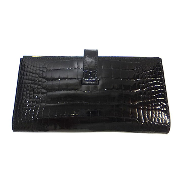 楽天市場】≪新品≫HERMES エルメス 長財布 ベアン クロコ 