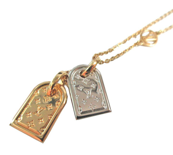 楽天市場】≪Brand new≫ LOUIS VUITTON Nanogram Necklace Silver and 