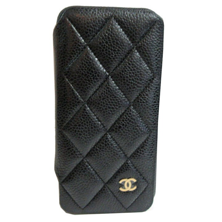 楽天市場 新品 Chanel シャネル 19春夏プレコレクション クラッシックケース 手帳型 携帯ケース Iphone7 8 A566 B C3906 キャビアスキン 黒 ブラック ゴールド金具 二つ折り スマホケース マトラッセ 箱 リボン ラッピング 心斎橋ミュゼ