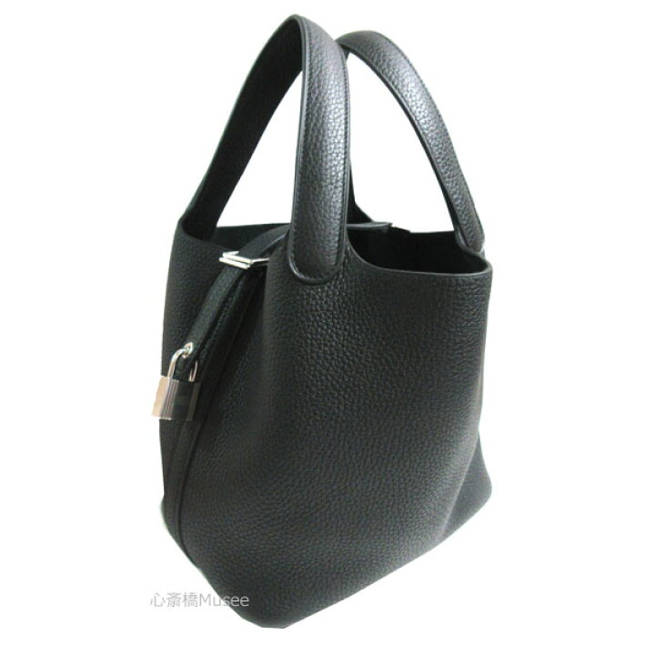 楽天市場】≪Brand new≫ Hermes Picotin Lock 18 PM Bag Black Silver  