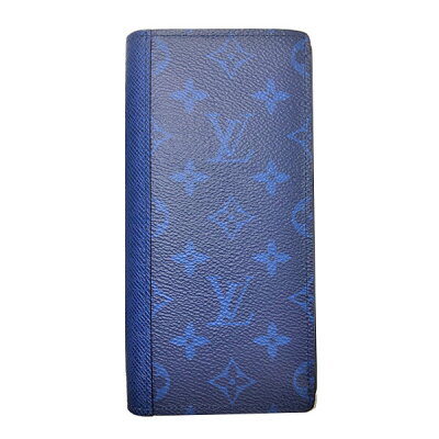楽天市場 新品 ルイヴィトン Louis Vuitton メンズ ポルトフォイユ ブラザ タイガラマ モノグラム コバルト ブルー M 長財布 限定 箱 リボン ラッピング 心斎橋ミュゼ