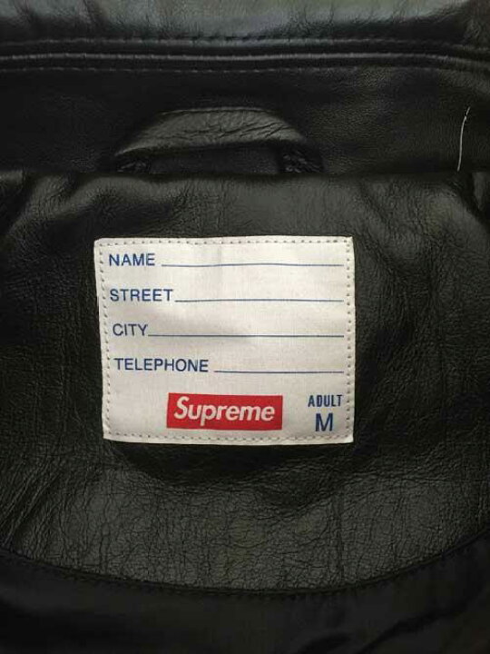 楽天市場】≪新品≫ Supreme 16SS Uptown Studded Leather Varsity  