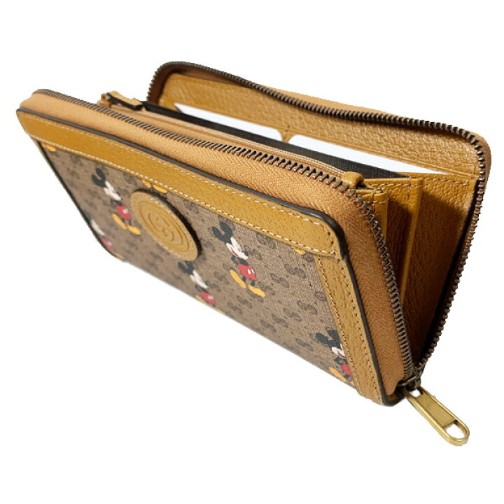 楽天市場 新品 Gucci グッチ Disney Gucci ディズニー グッチ ミッキー プリント Ggウォレット ロング ジップ 長財布 年限定コラボ ミッキースペシャルパッケージ ラッピング 心斎橋ミュゼ