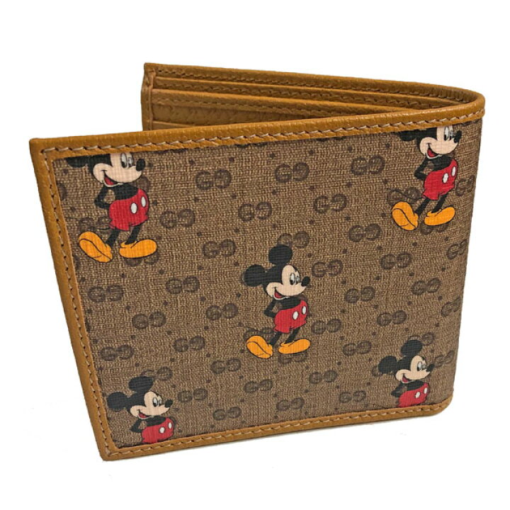 楽天市場 新品 Gucci グッチ Disney Gucci ディズニー グッチ ミッキー プリント Gg コインウォレット 二つ折り財布 年限定コラボ ミッキースペシャルパッケージ 箱 リボン ラッピング 心斎橋ミュゼ