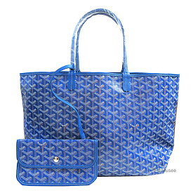 ≪Brand new≫ GOYARD Goyard SAINT LOUIS PM Ciel Sky Blue Tote bag Shopper Ribbon Wrapping Genuine ≪ 新品 ≫ 正規品 GOYARD ゴヤールサンルイ PM ブルー 青 ショッパー リボン ラッピング