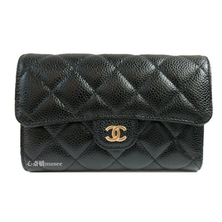 楽天市場】≪Brand new≫ CHANEL Medium Flap Walette Black 