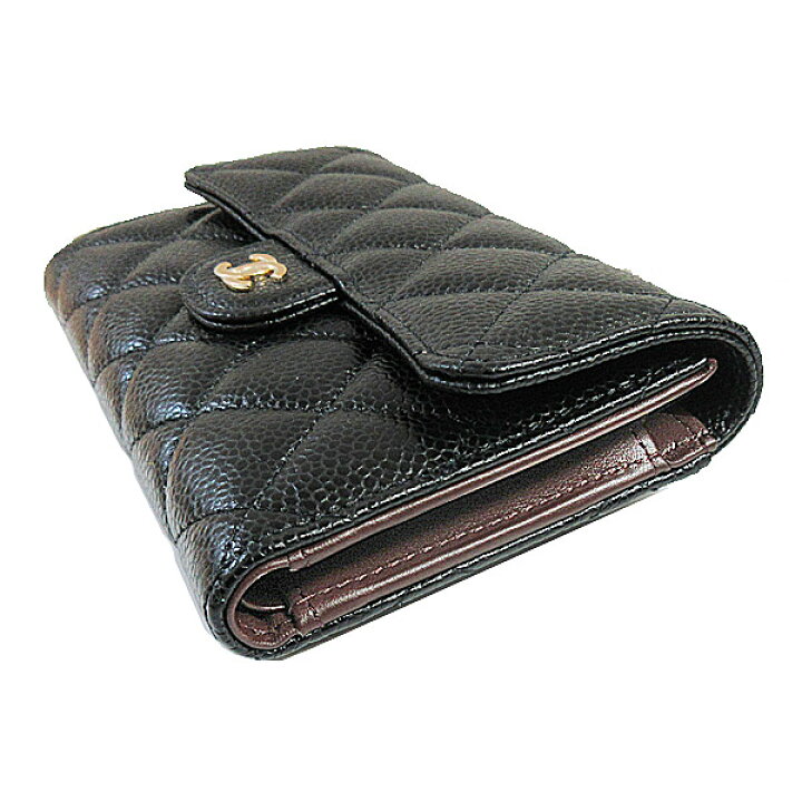 楽天市場】≪Brand new≫ CHANEL Medium Flap Walette Black Gold  