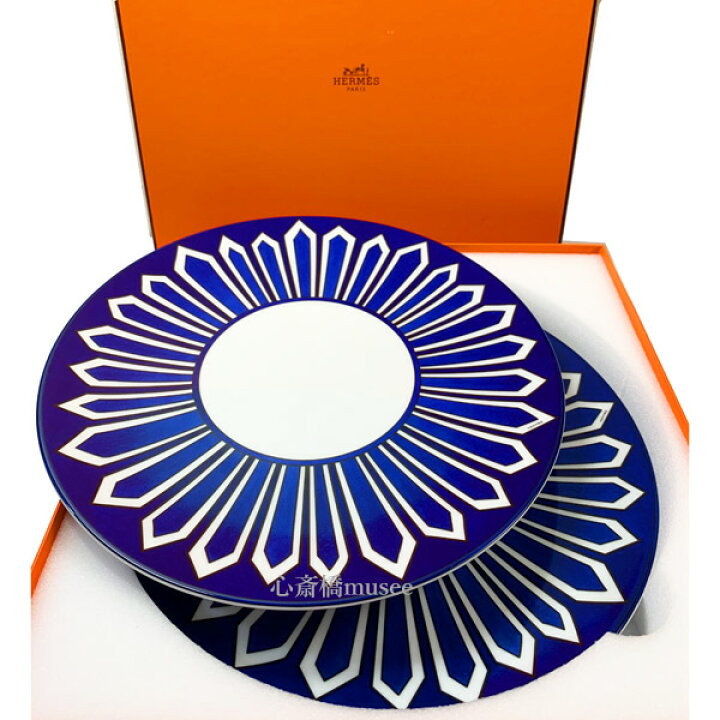 楽天市場】≪新品≫HERMES エルメス お皿 2枚セット箱・リボンの 