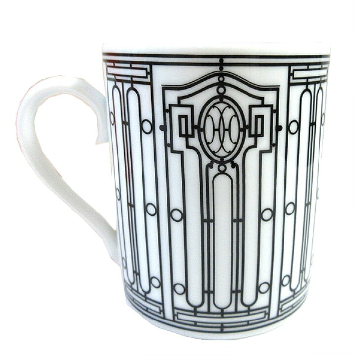 楽天市場】≪Brand new≫ HERMES H DECO Mug no.1 White / Black 300ml 
