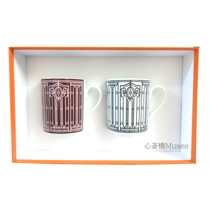 楽天市場】≪ 新品 ≫ HERMES エルメス マグカップ ペア Hデコ 