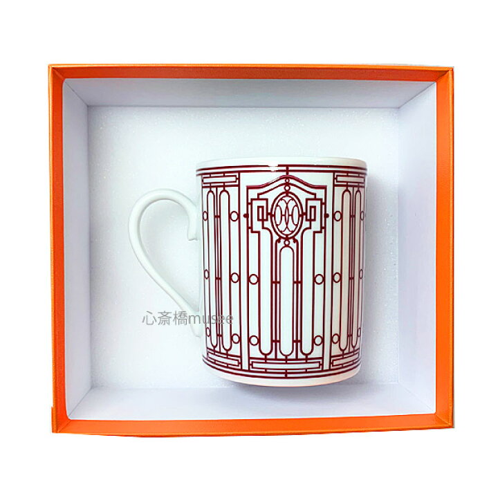 楽天市場】≪Brand new≫ HERMES H DECO ROUGE Mug no.1 White / Red  