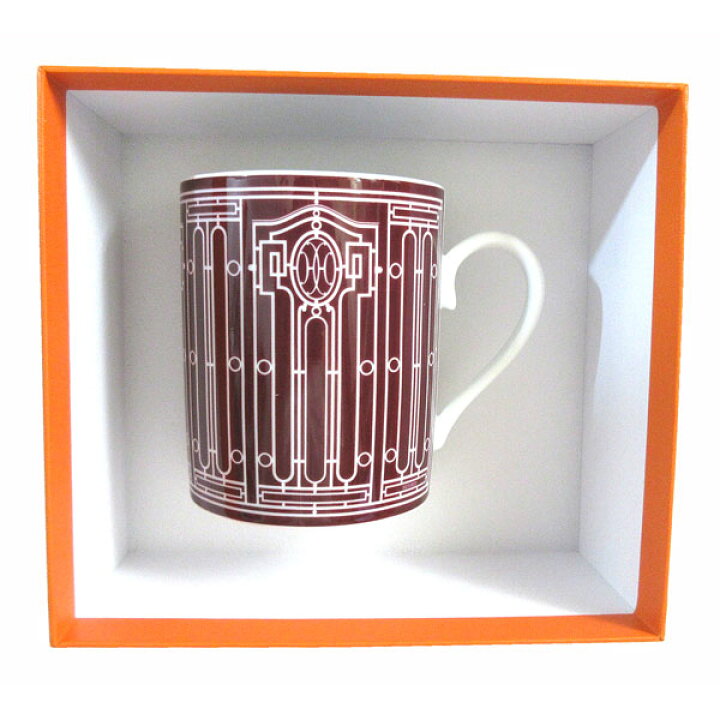 楽天市場】≪Brand new≫ HERMES H DECO ROUGE Mug no.2 Red / White 