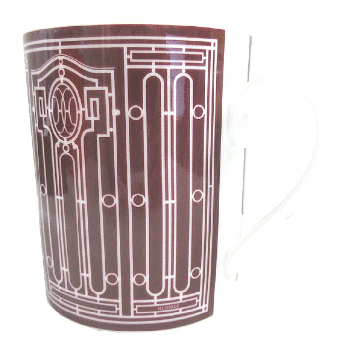 楽天市場】≪Brand new≫ HERMES H Deco set of 2 mugs black / Rouge  