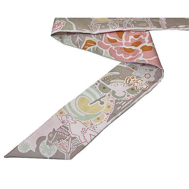 楽天市場】≪新品≫ エルメス ツイリー ビンガタ 紅型 ヴィユローズ  