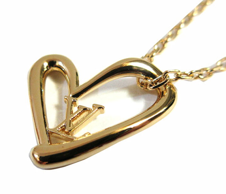 LOUIS VUITTON】現行品 ゴールド ヘアピン ハート型クリスタル付き  