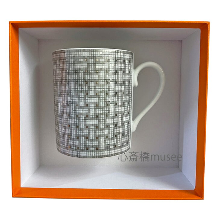 楽天市場】≪新品≫HERMES エルメス マグカップ モザイク ヴァン 
