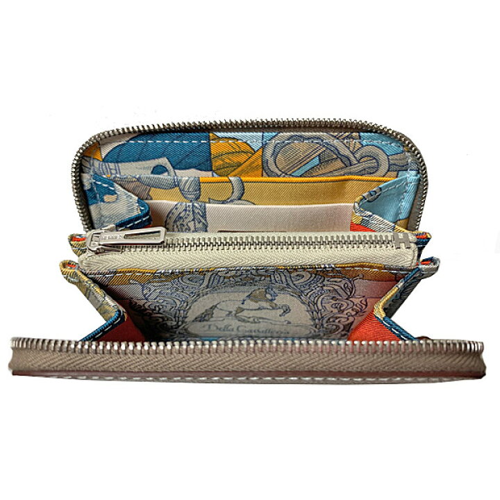 エルメス DELLA CAVALLERIA シルク イン コンパクト 069646CK 財布  