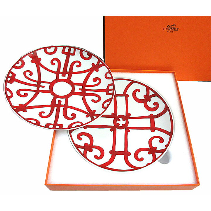 楽天市場】≪Brand new≫ HERMES GUADALQUIVIR set of 2 bread and  