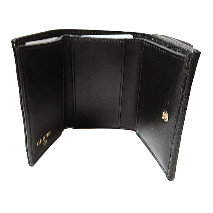 楽天市場】≪Brand new≫ CHANEL Small Flap Walette Black Gold  