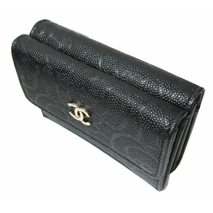 楽天市場】≪Brand new≫ CHANEL Small Flap Walette Black Gold  