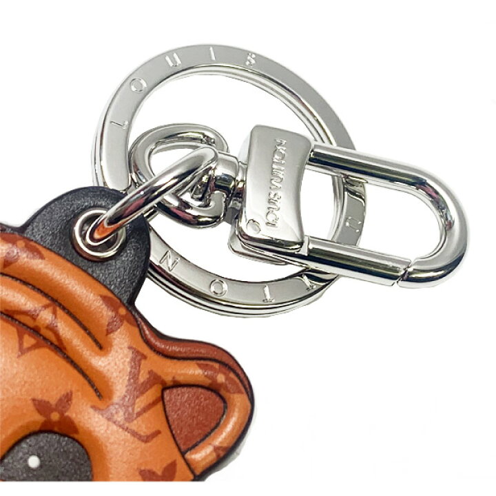 Louis Vuitton MONOGRAM Tiger bag charm and key holder (M77174)