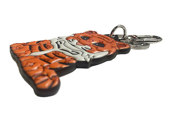 Louis Vuitton M77174 Key Ring Porte Cles Tiger Orange Key Chain Used from  Japan 