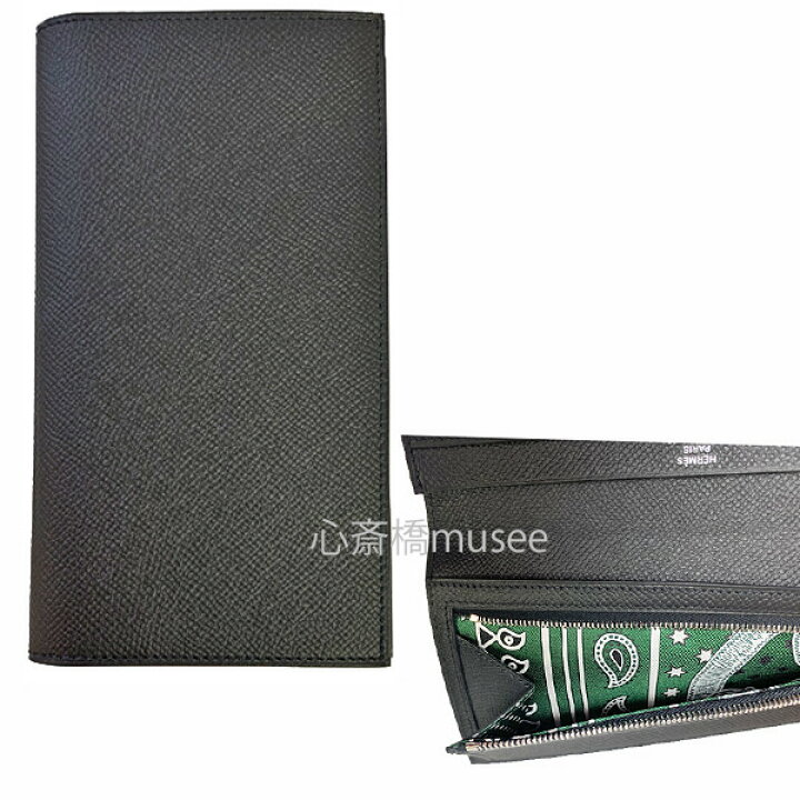 楽天市場】≪ 新品 ≫ エルメス メンズ 長財布 シチズン ツイル ロング  