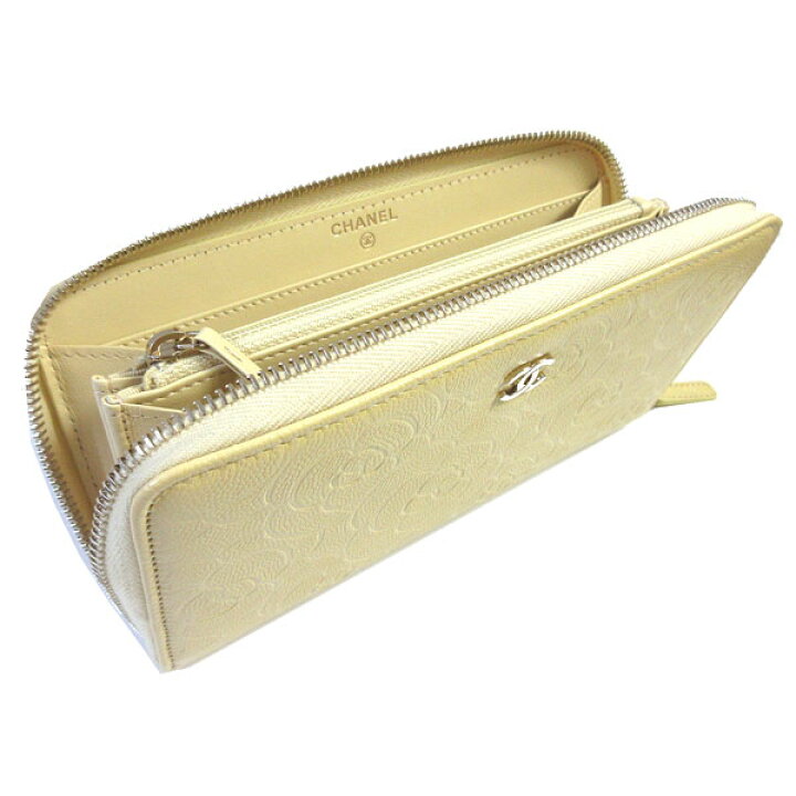 楽天市場】≪Brand new≫ CHANEL Zip Long Walette Yellow Gold ≪新品  