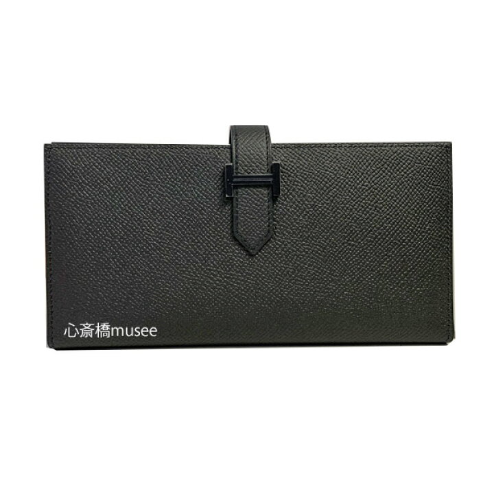 楽天市場】≪Brand New≫ HERMES Bearn Souffle So Black Epson Black 