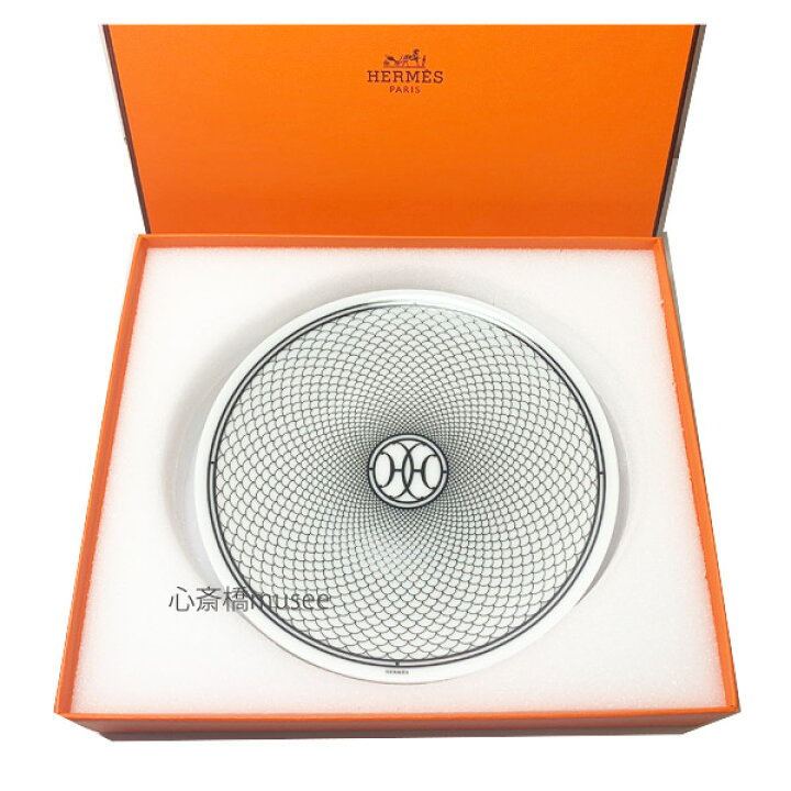 楽天市場】≪Brand new≫ HERMES H Deco bread and butter plate n°1 