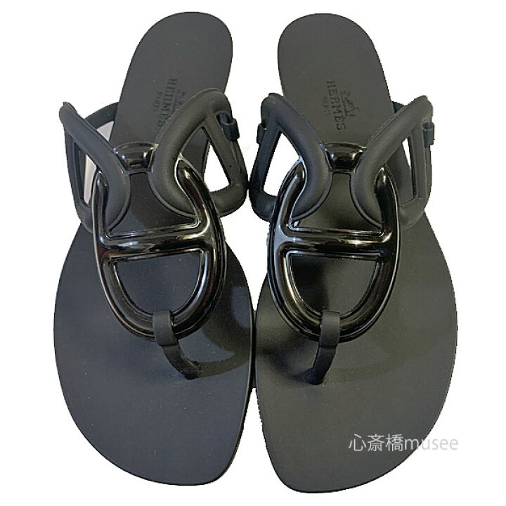 楽天市場】≪ 新品 ≫ エルメス エジェリ サンダル 37 ラバー  