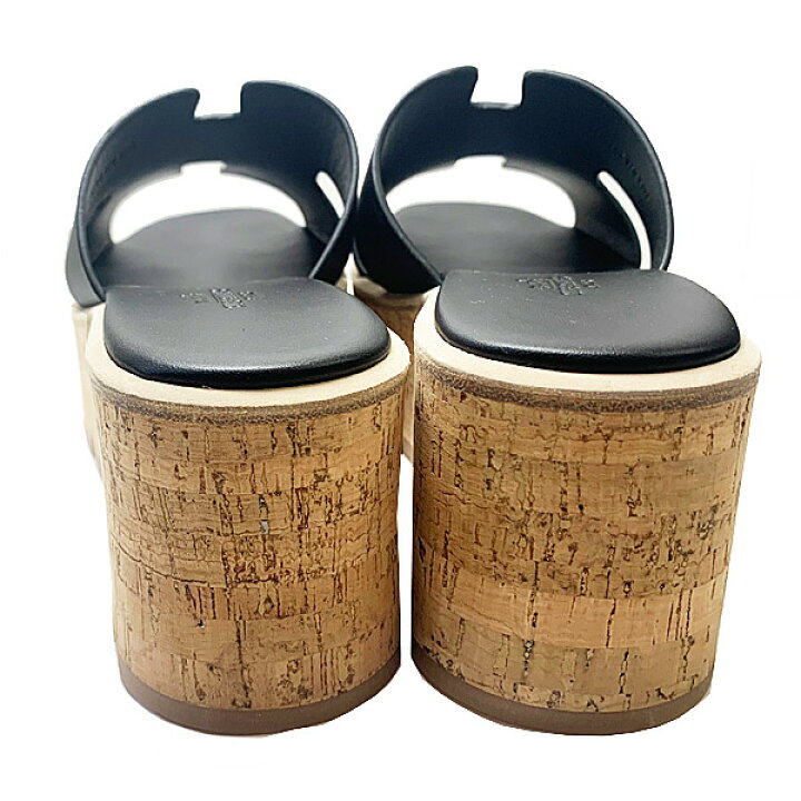 楽天市場】≪ 新品 ≫ エルメス エズ 30 サンダル 38 レザー コルク 