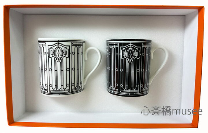 楽天市場】≪ 新品 ≫ HERMES エルメス マグカップ ペア Hデコ 