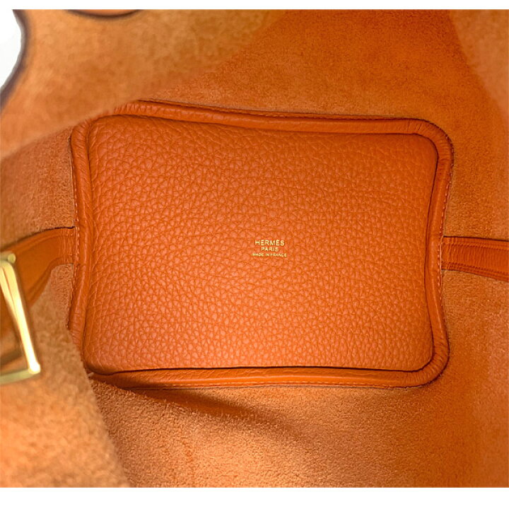 楽天市場】≪ 新品 ≫ エルメス ピコタン ロック 18 PM オレンジ 